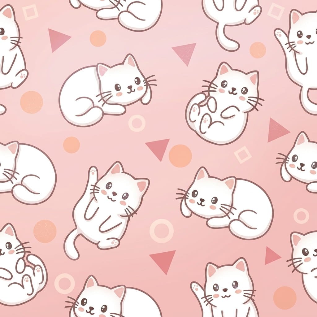 Cute cat wallpaper Cartoon