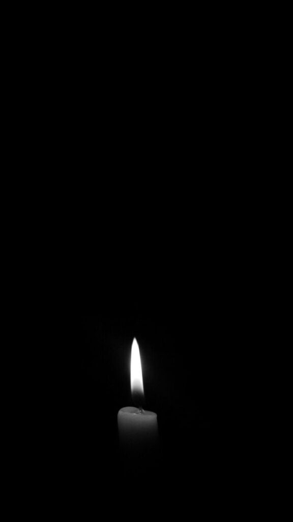 black candle with black background darkness wallpapers