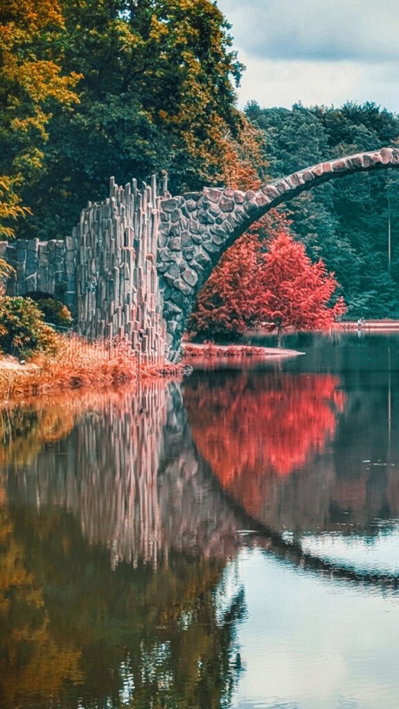 bridge nature background wallpaper