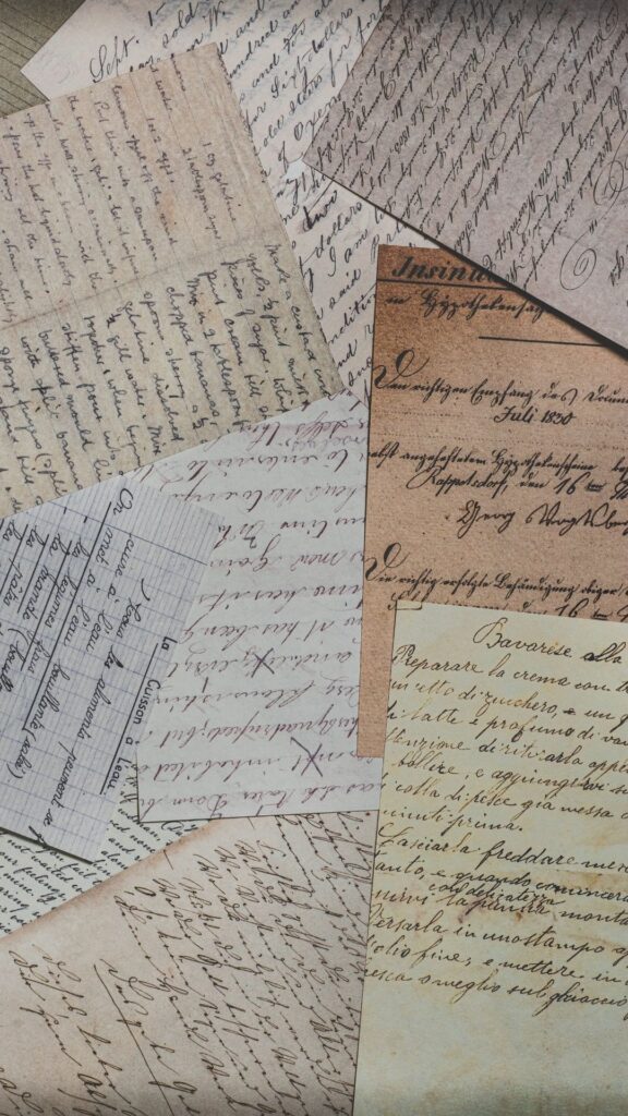 letters vintage iphone wallpaper