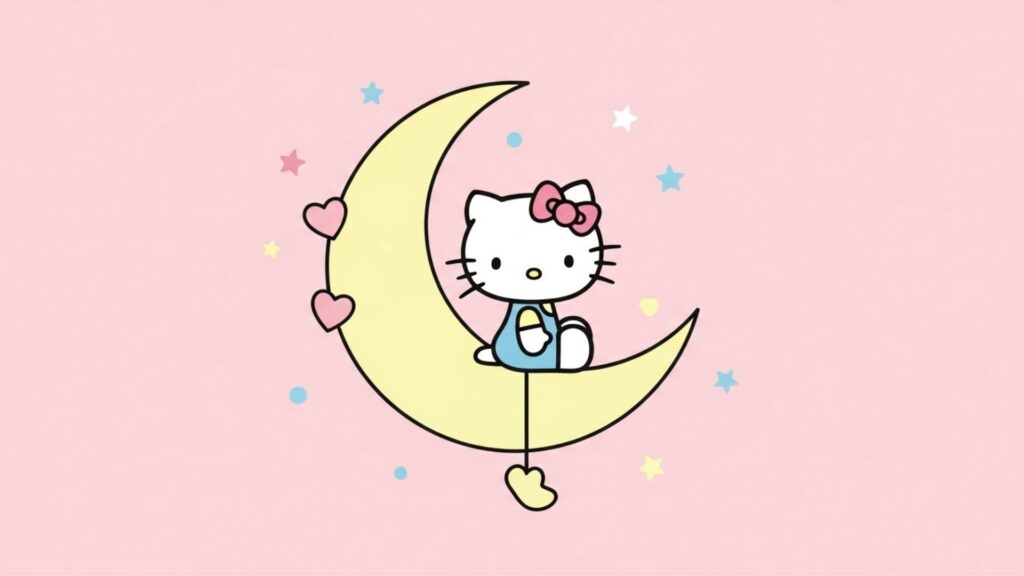 star hello kitty wallpaper laptop