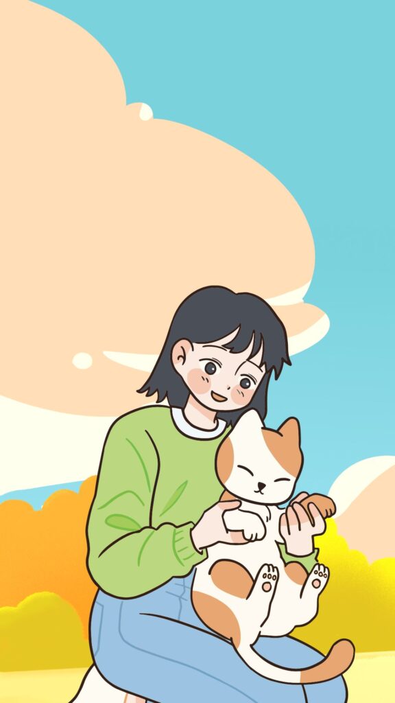 girly cute cat wallpaper for girls