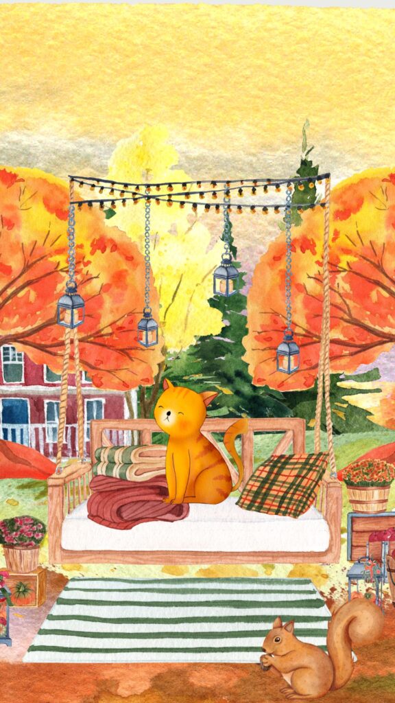 picnic cute cat wallpaper for girls