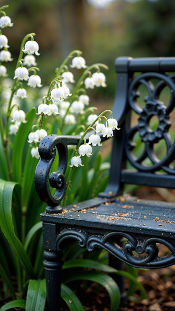 bell flowers nature background wallpaper