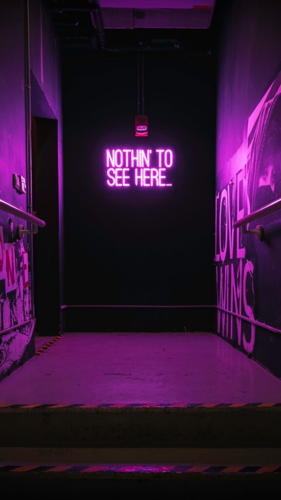 purple neon darkness wallpapers