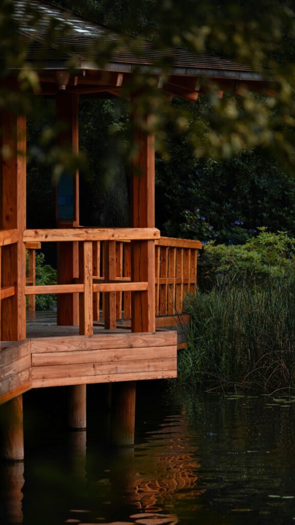 water bridge nature background wallpaper