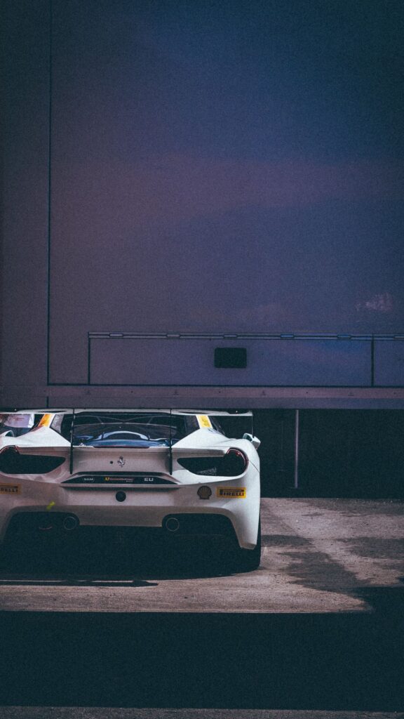 white car darkness wallpapers