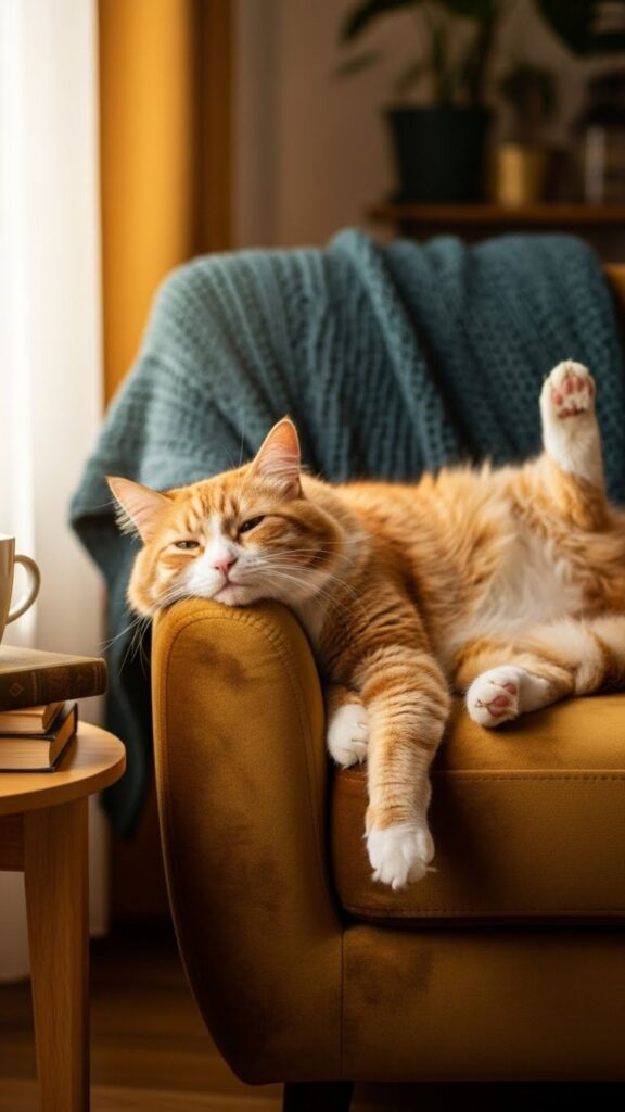 ginger cute cat wallpaper for girls