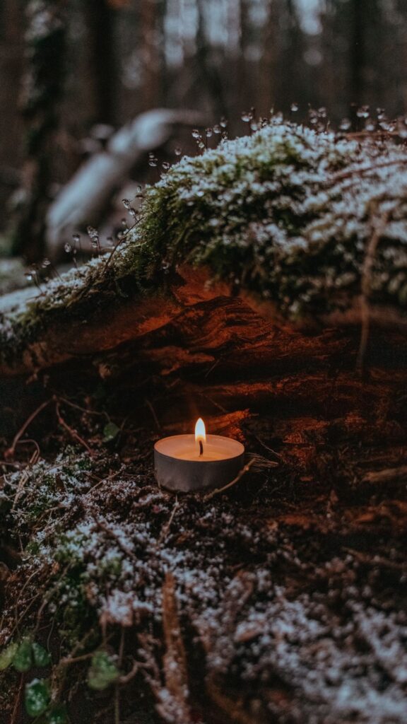 candle nature background wallpaper