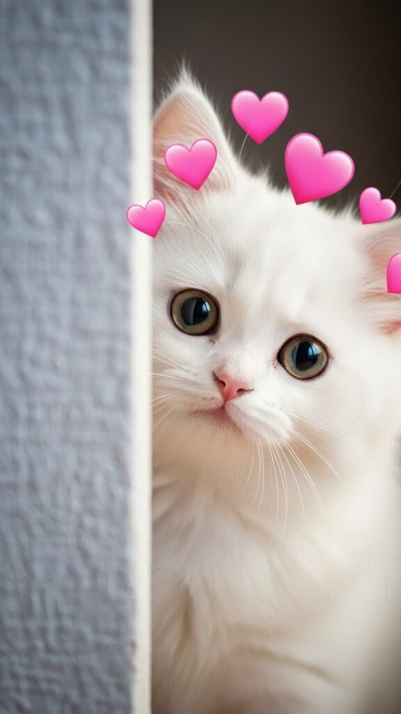 side cute cat wallpaper for girls