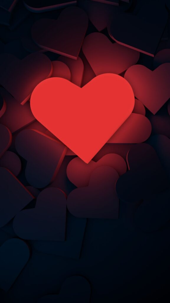 glowing heart darkness wallpapers