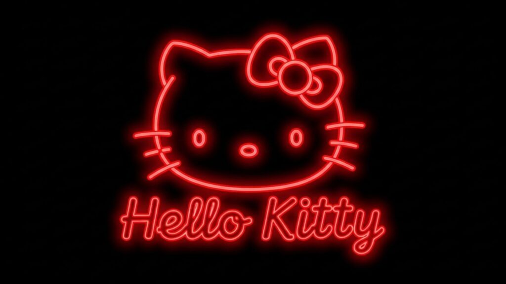 black hello kitty wallpaper laptop