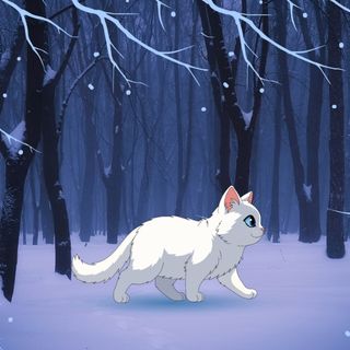 snowy cat pfp