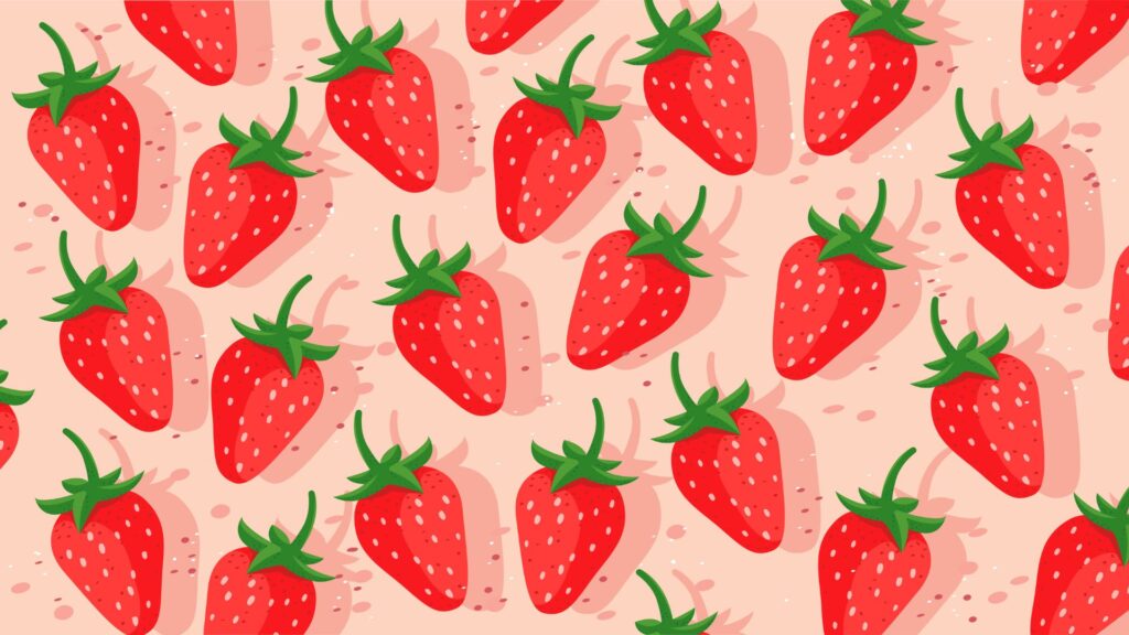 Aesthetic strawberry wallpaper Images - Free Download on ...