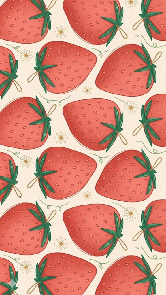 Cute Strawberry Wallpaper Iphone