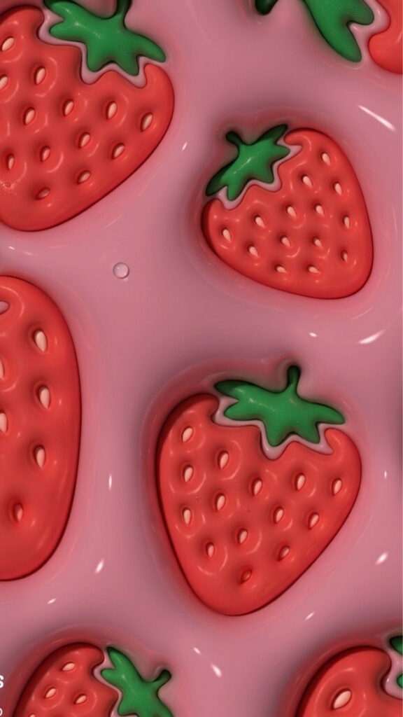 Cute strawberry wallpaper for phone