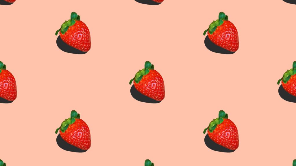 Cute strawberry wallpaper laptop