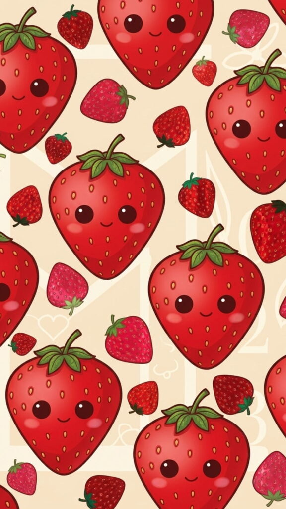 Strawberry wallpaper aesthetic