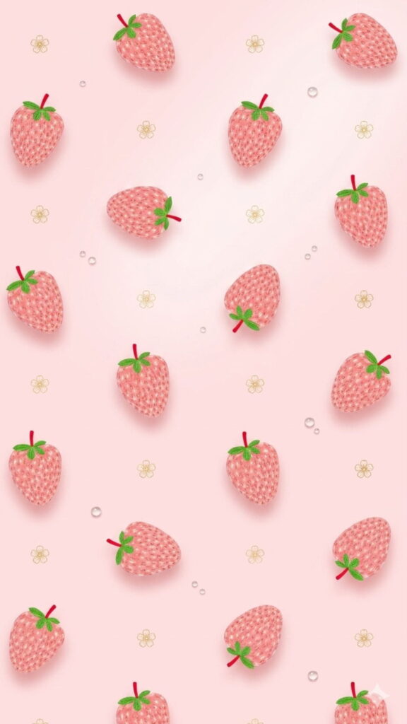 Strawberry wallpaper cute download