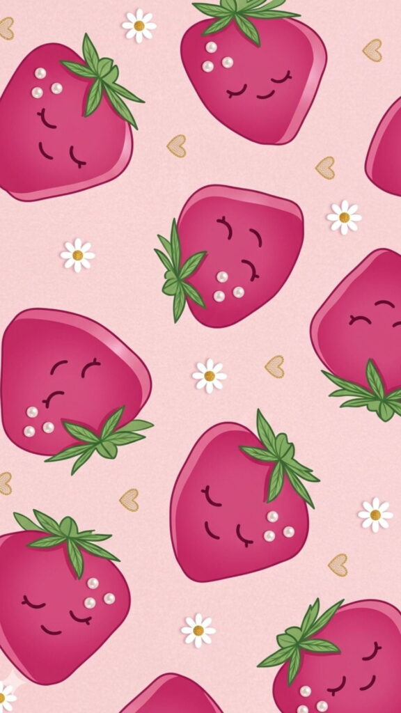 beautiful strawberry photo wallpaper