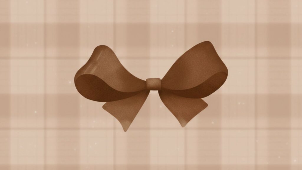 Bow Lovers brown aesthetic wallpaper i phone