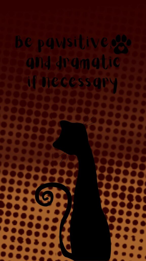 Quite Cat brown aesthetic wallpaper i phone