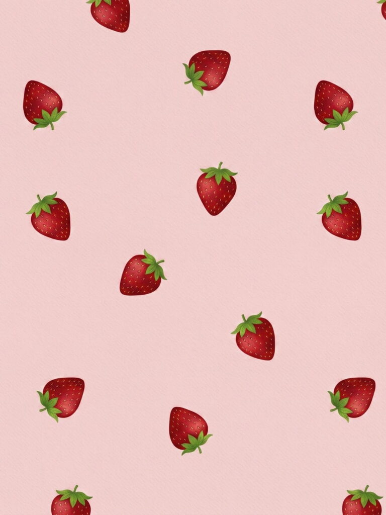 whimsical design featuring strawberries