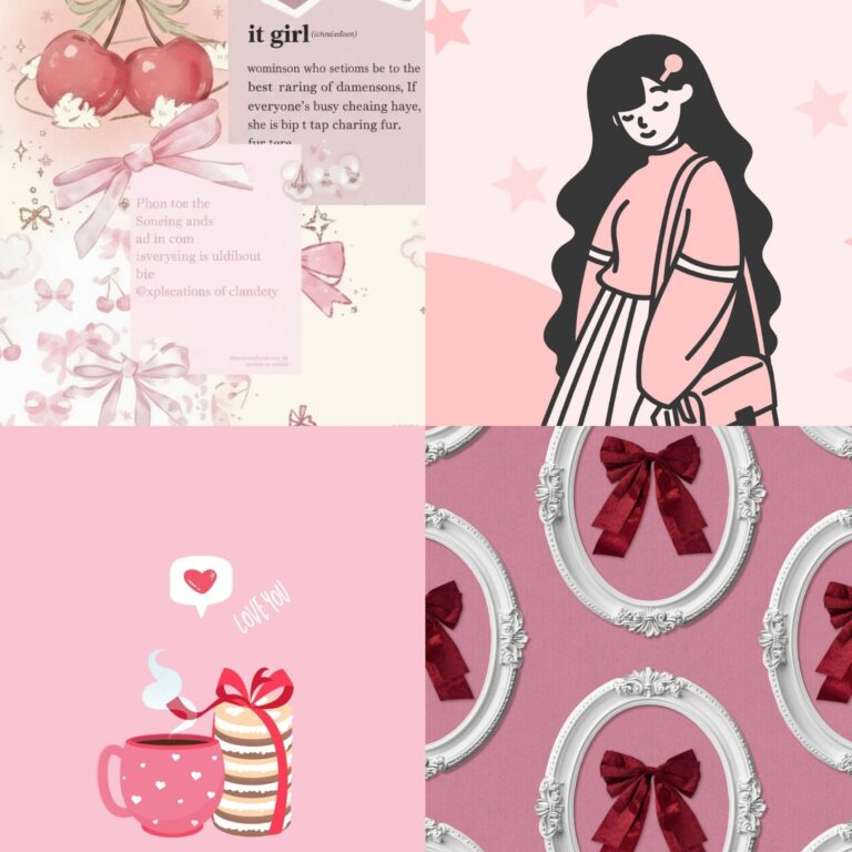 pink coquette wallpaper