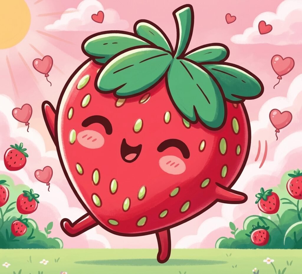 Cute strawberry wallpaper