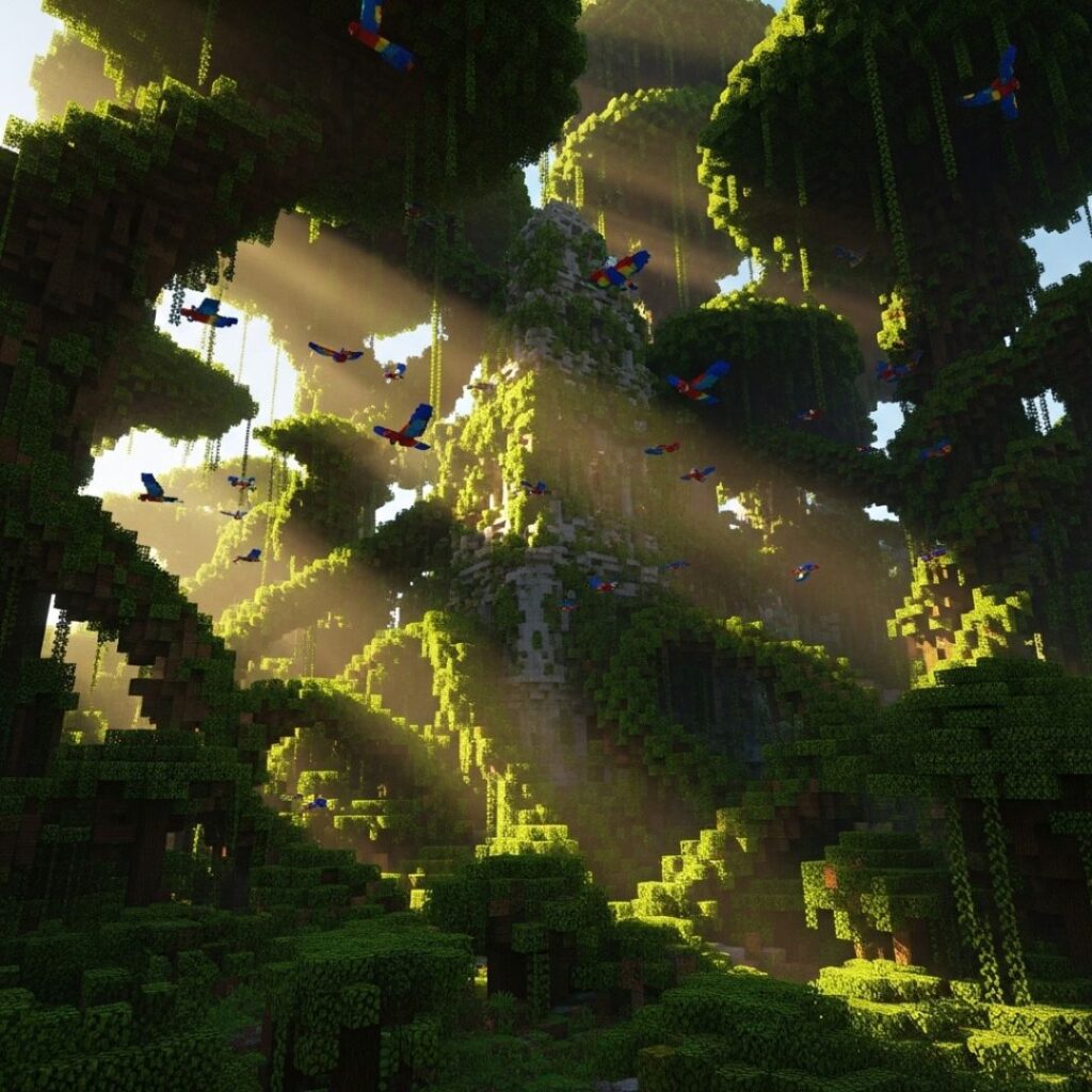 Jungle Minecraft Wallpaper