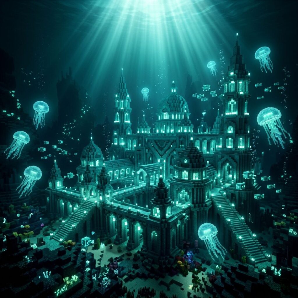 Minecraft palace Minecraft Wallpaper