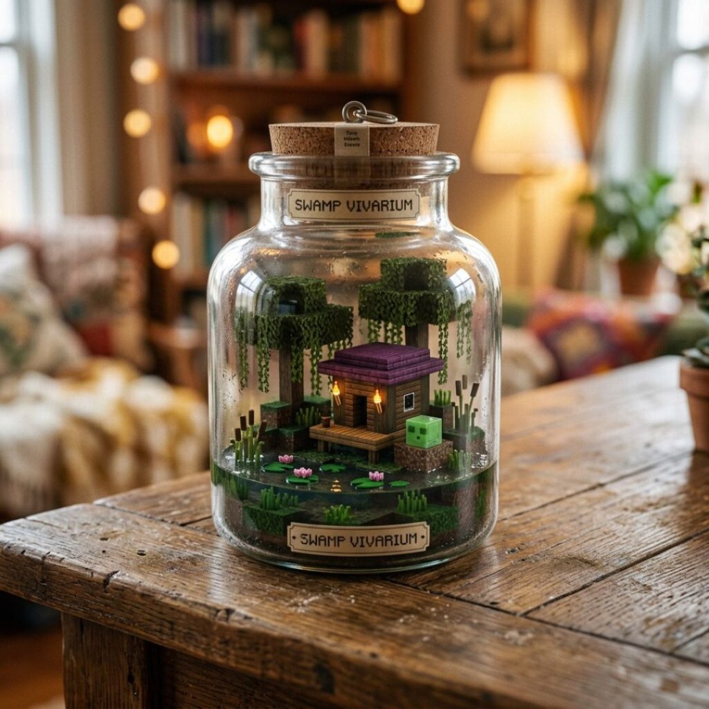 swamp vivarium Minecraft Wallpaper