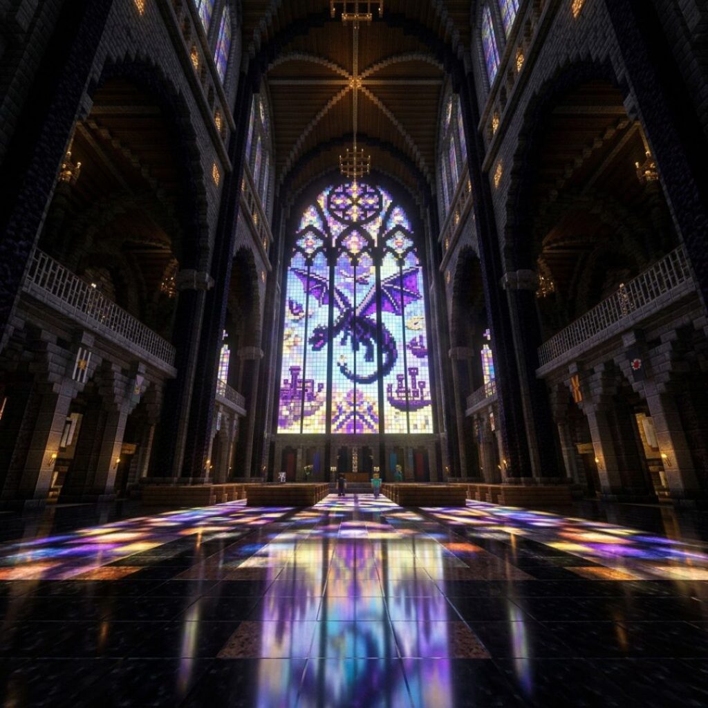cathedral Minecraft Wallpaper