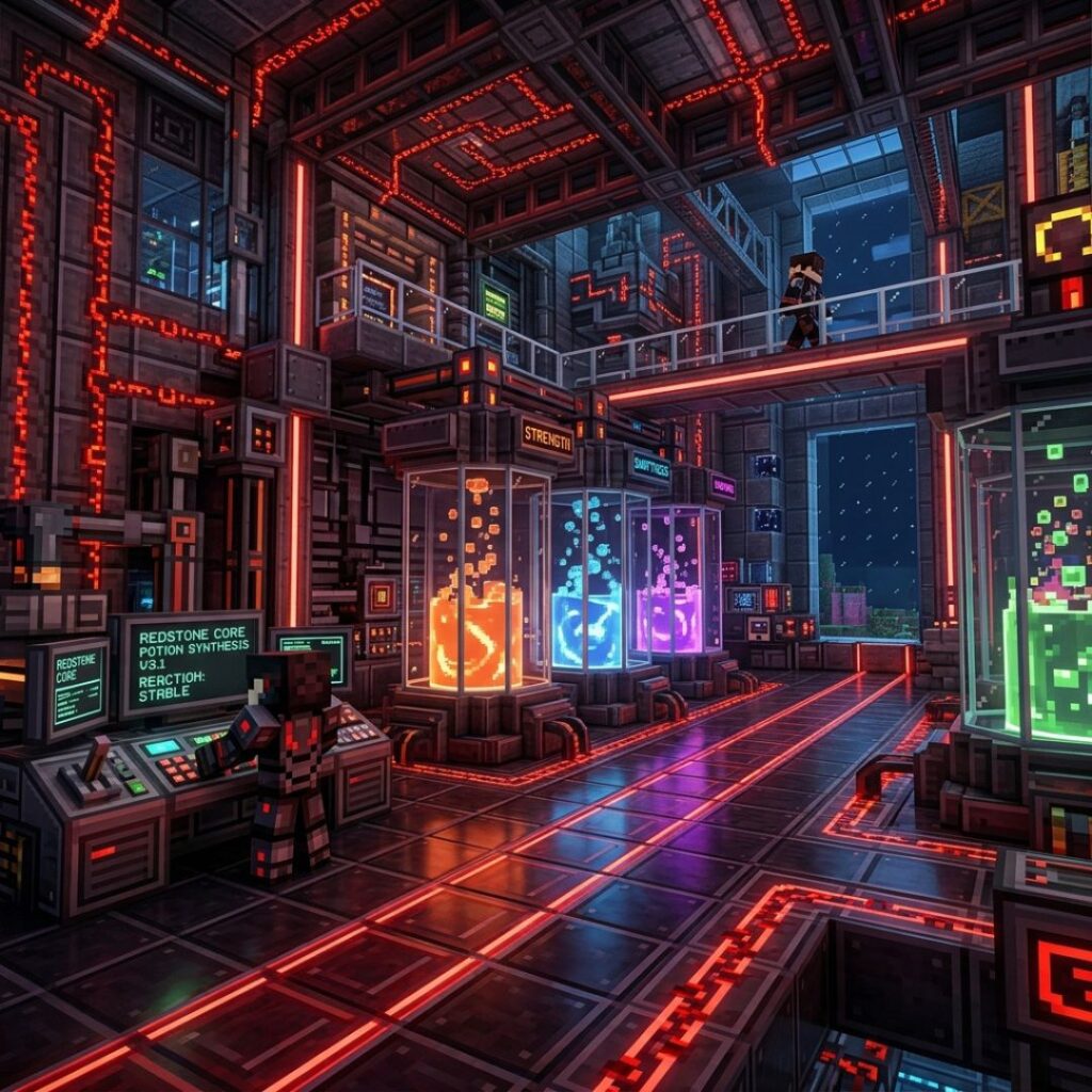 redstone lab Minecraft Wallpaper