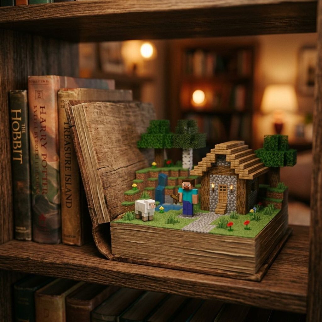 3D Minecraft Wallpaper