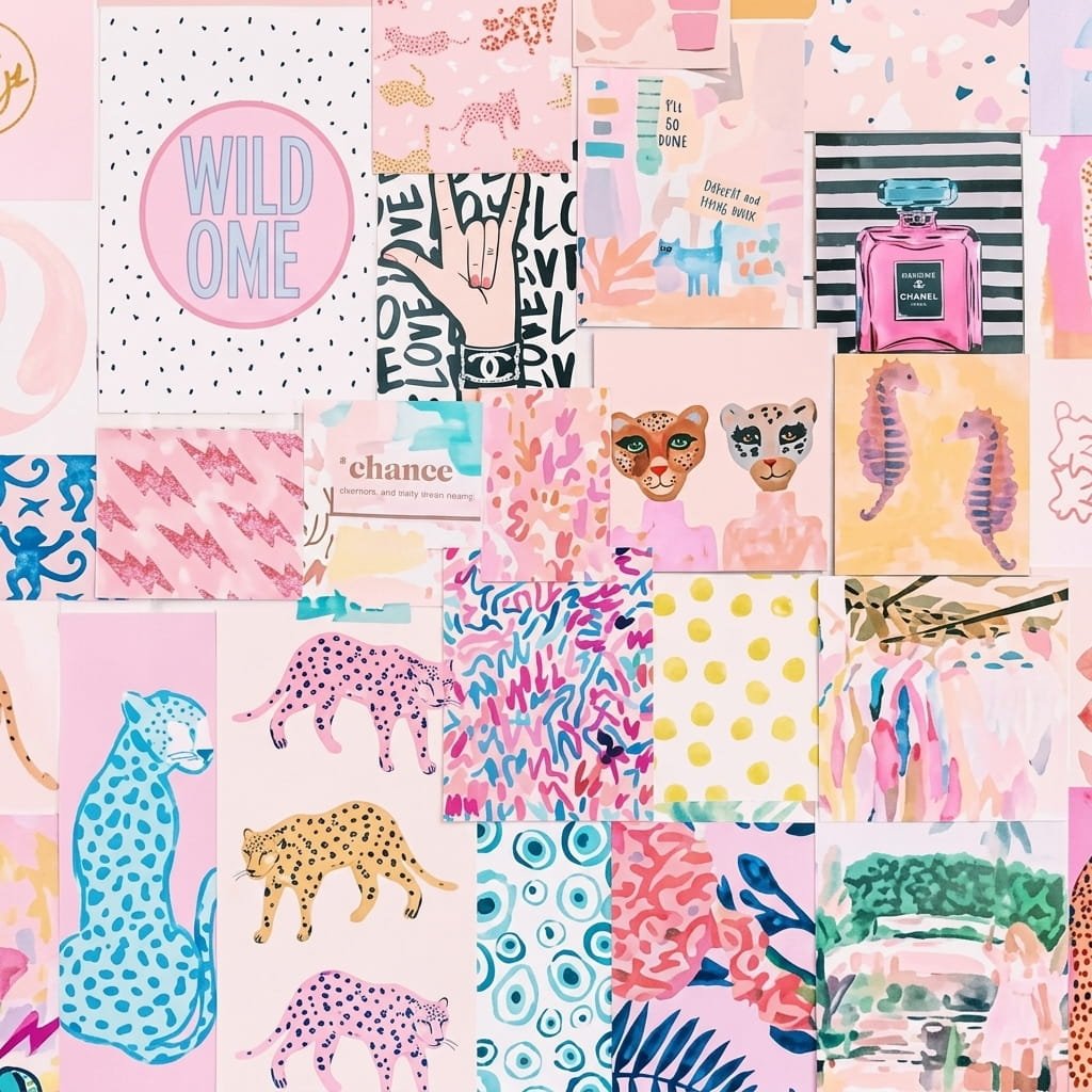 Preppy wallpaper laptop pink