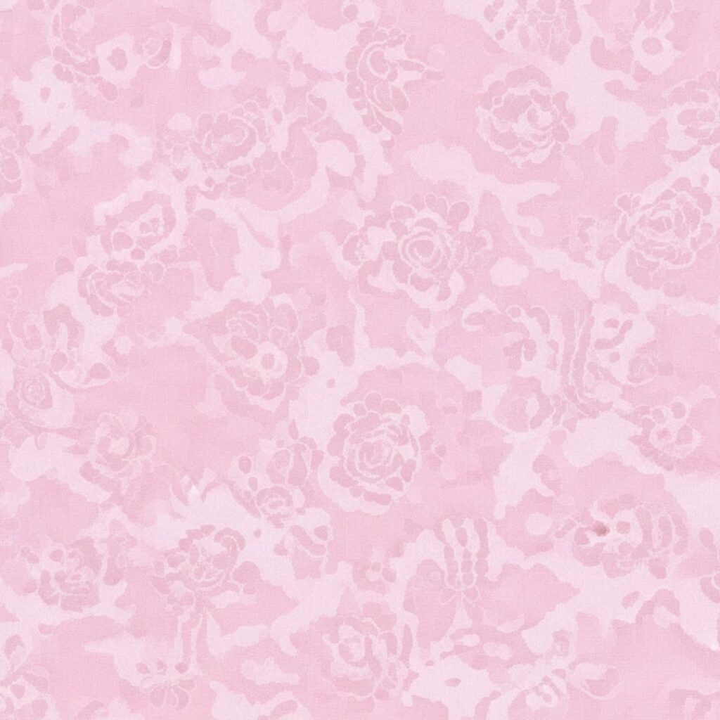 Layered pink rose silhouettes on a solid pastel base, pink coquette wallpaper