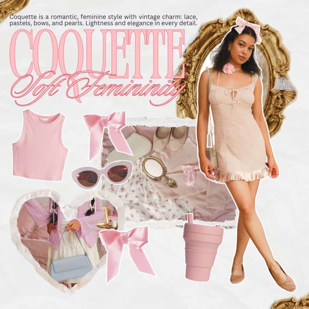 preppy pink coquette wallpaper