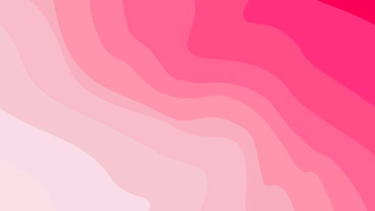 Abstract layered wavy pattern in multiple shades of pink wallpaper