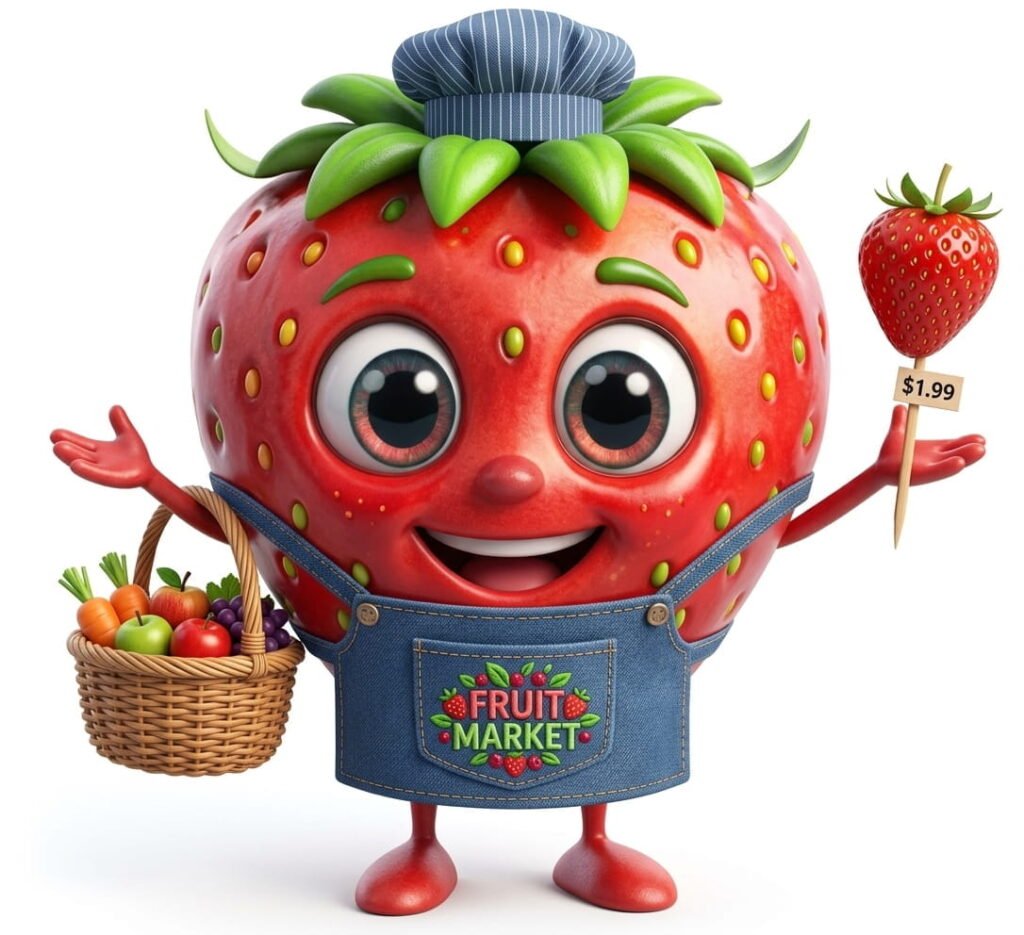 strawberry cartoon images free