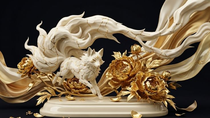 royal cute kitsune wallpper