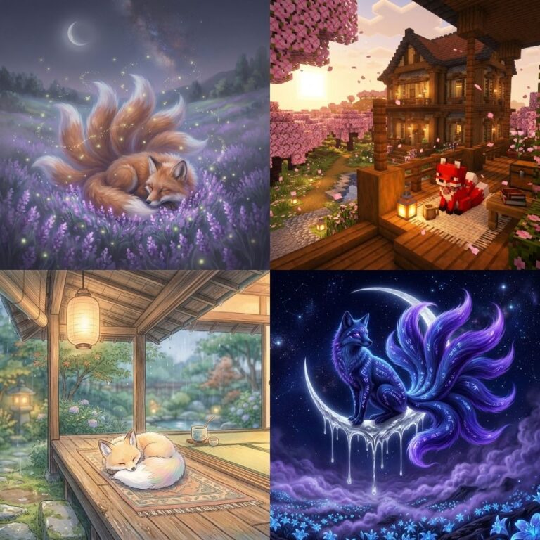 Cute Kitsune Wallpapers | Blox Fruits | Free 4K