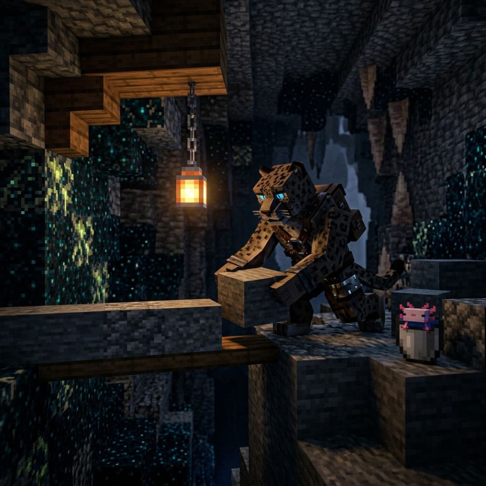 Leopard deep dark cave leopard fruit picture