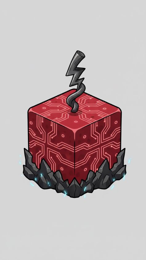 Redstone circuit cube leopard fruit picture