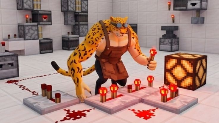 Leopard engineer red stone leopard fruit picture