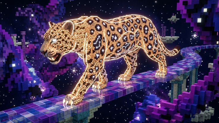 Minecraft celestial leopard leopard fruit picture