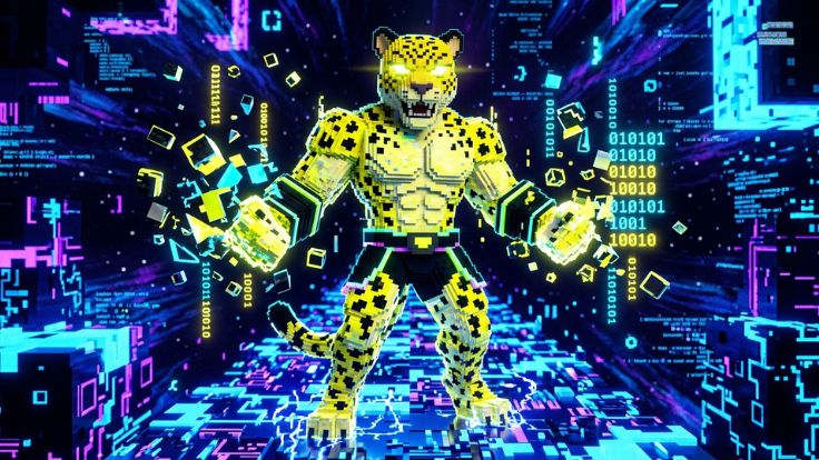 Minecraft cyber leopard leopard fruit picture