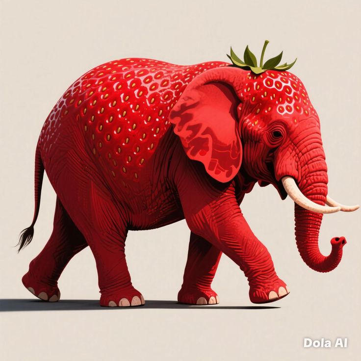 Strawberry Elephant wallpaper 4kvvvvvvvvvvvvvvvvvvvvvvvvvv