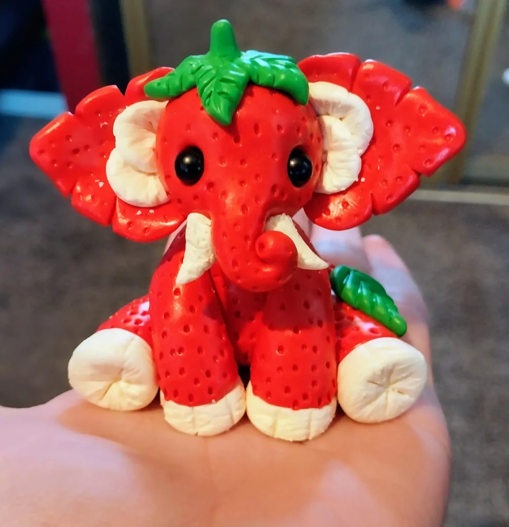 Strawberry Elephant wallpaper