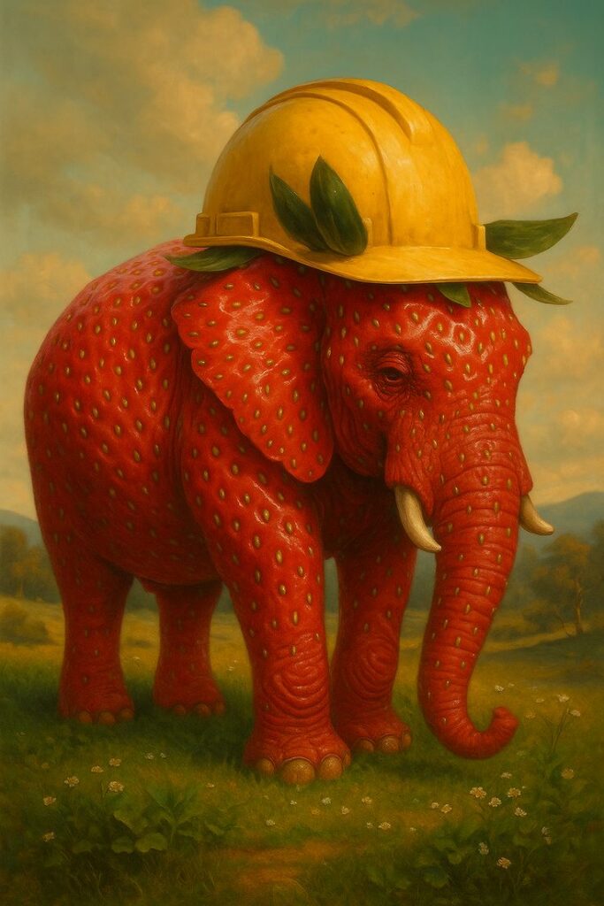 Strawberry elephant wallpaper 4k iphone